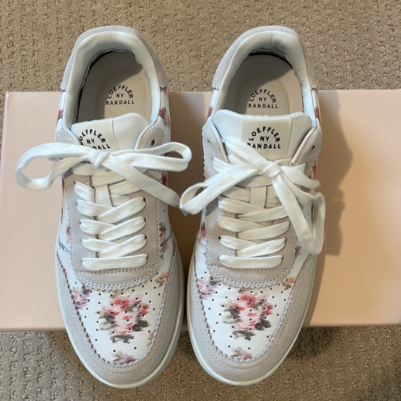 NWT Loeffler Randall Keeley Floral Sneaker - Picture 3 of 5